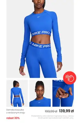 NIKE - gazetka promocyjna Do -30% nowe produkty do wyprzedaży od poniedziałku 14.04 do niedzieli 20.04 - strona 7