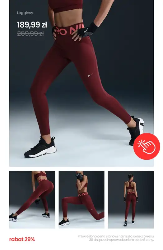 NIKE - gazetka promocyjna Do -30% nowe produkty do wyprzedaży od poniedziałku 14.04 do niedzieli 20.04 - strona 15