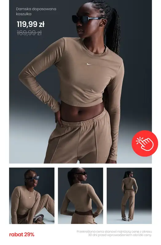 NIKE - gazetka promocyjna Do -30% nowe produkty do wyprzedaży od poniedziałku 14.04 do niedzieli 20.04 - strona 12