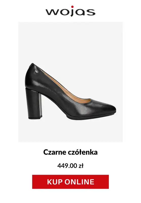 Wojas - gazetka promocyjna -20% na asortyment nieprzeceniony od poniedziałku 14.04 do środy 16.04 - strona 2