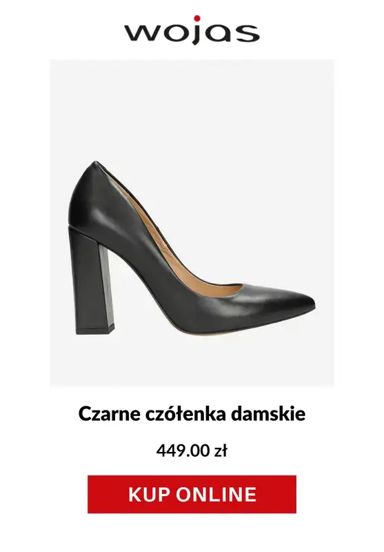 Wojas - gazetka promocyjna -20% na asortyment nieprzeceniony od poniedziałku 14.04 do środy 16.04 - strona 5