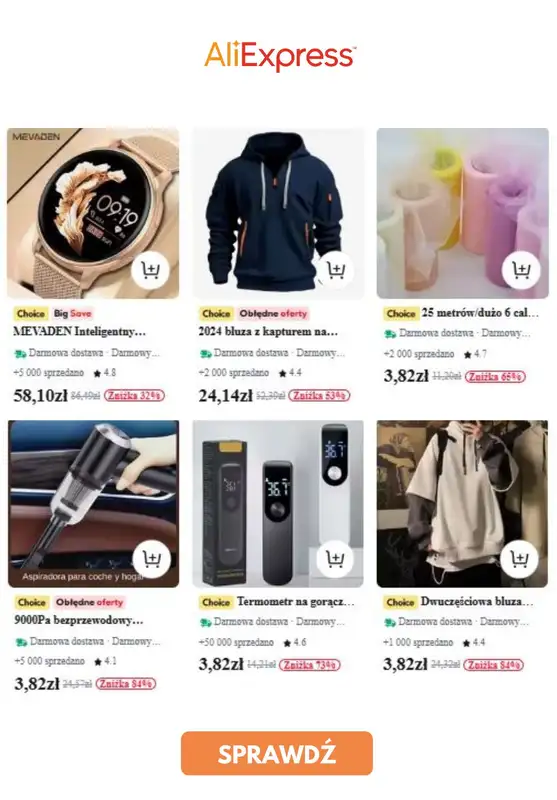 AliExpress - gazetka promocyjna Do -60% kwietniowa wyprzedaż od poniedziałku 14.04 do środy 30.04 - strona 3