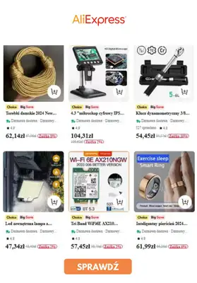 AliExpress - gazetka promocyjna Do -60% kwietniowa wyprzedaż od poniedziałku 14.04 do środy 30.04 - strona 2