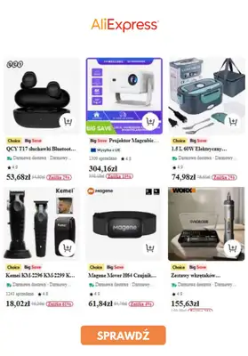 AliExpress - gazetka promocyjna Do -60% kwietniowa wyprzedaż od poniedziałku 14.04 do środy 30.04 - strona 4