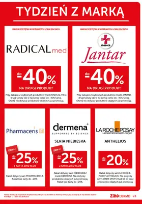 Ziko Dermo - gazetka promocyjna Gazetka od środy 16.04 do wtorku 29.04 - strona 23