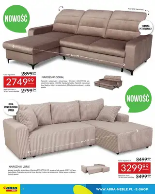 Abra Meble - gazetka promocyjna Gazetka od wtorku 15.04 do poniedziałku 28.04 - strona 8 Abra Meble - gazetka promocyjna Gazetka od wtorku 15.04 do poniedziałku 28.04 - strona 8