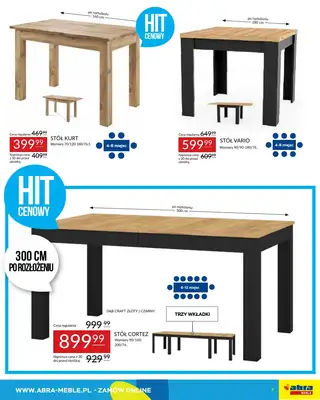 Abra Meble - gazetka promocyjna Gazetka od wtorku 15.04 do poniedziałku 28.04 - strona 3 Abra Meble - gazetka promocyjna Gazetka od wtorku 15.04 do poniedziałku 28.04 - strona 3