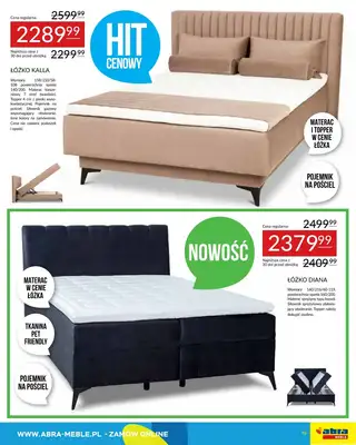 Abra Meble - gazetka promocyjna Gazetka od wtorku 15.04 do poniedziałku 28.04 - strona 19 Abra Meble - gazetka promocyjna Gazetka od wtorku 15.04 do poniedziałku 28.04 - strona 19