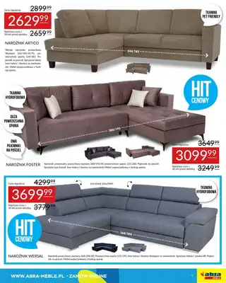 Abra Meble - gazetka promocyjna Gazetka od wtorku 15.04 do poniedziałku 28.04 - strona 9 Abra Meble - gazetka promocyjna Gazetka od wtorku 15.04 do poniedziałku 28.04 - strona 9