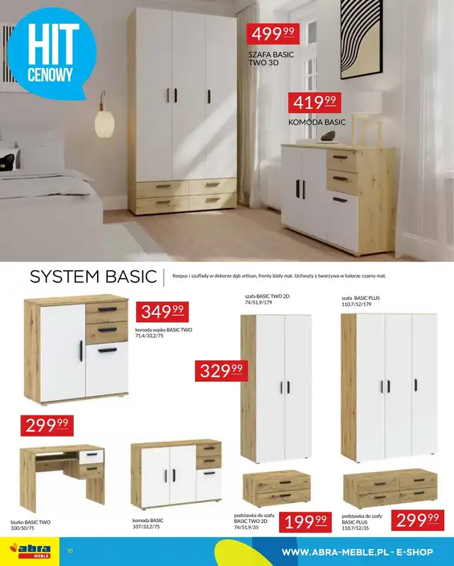 Abra Meble - gazetka promocyjna Gazetka od wtorku 15.04 do poniedziałku 28.04 - strona 16