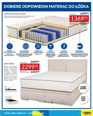 Abra Meble - gazetka promocyjna Gazetka od wtorku 15.04 do poniedziałku 28.04 - strona 23 Abra Meble - gazetka promocyjna Gazetka od wtorku 15.04 do poniedziałku 28.04 - strona 23