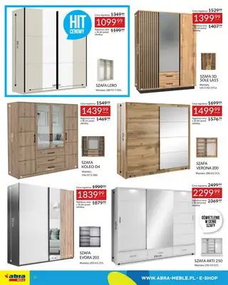Abra Meble - gazetka promocyjna Gazetka od wtorku 15.04 do poniedziałku 28.04 - strona 18 Abra Meble - gazetka promocyjna Gazetka od wtorku 15.04 do poniedziałku 28.04 - strona 18