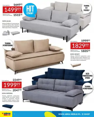 Abra Meble - gazetka promocyjna Gazetka od wtorku 15.04 do poniedziałku 28.04 - strona 14 Abra Meble - gazetka promocyjna Gazetka od wtorku 15.04 do poniedziałku 28.04 - strona 14