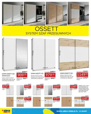 Abra Meble - gazetka promocyjna Gazetka od wtorku 15.04 do poniedziałku 28.04 - strona 24 Abra Meble - gazetka promocyjna Gazetka od wtorku 15.04 do poniedziałku 28.04 - strona 24