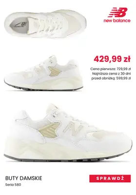 New Balance - gazetka promocyjna Białe sneakersy z wyprzedaży od wtorku 15.04  - strona 2