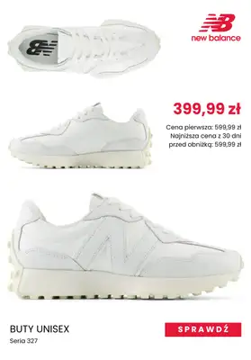 New Balance - gazetka promocyjna Białe sneakersy z wyprzedaży od wtorku 15.04  - strona 10