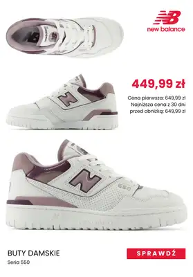 New Balance - gazetka promocyjna Białe sneakersy z wyprzedaży od wtorku 15.04  - strona 11