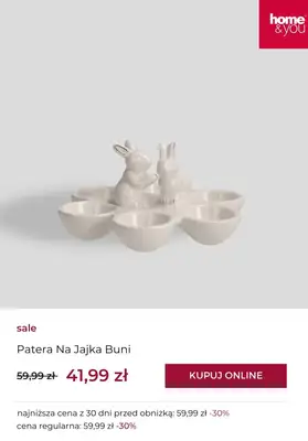#WIELKANOC - gazetka promocyjna Home&you | SALE: wielkanoc od wtorku 15.04 do niedzieli 20.04 - strona 9
