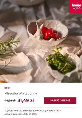 #WIELKANOC - gazetka promocyjna Home&you | SALE: wielkanoc od wtorku 15.04 do niedzieli 20.04 - strona 7