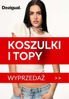 Desigual - gazetka promocyjna Koszulki z wyprzedaży od środy 16.04 