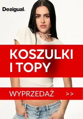 Desigual - gazetka promocyjna Koszulki z wyprzedaży od środy 16.04 