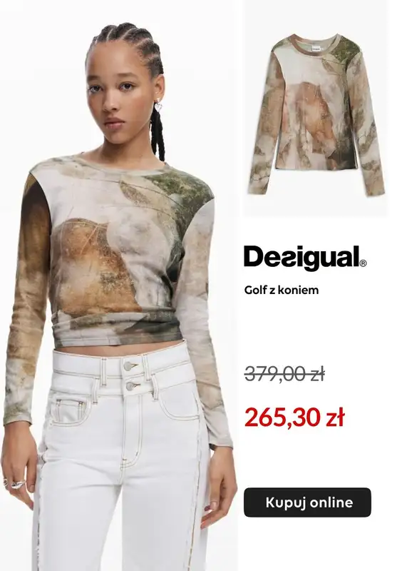 Desigual - gazetka promocyjna Koszulki z wyprzedaży od środy 16.04  - strona 11