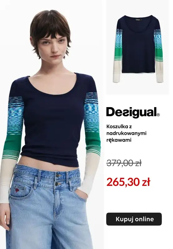 Desigual - gazetka promocyjna Koszulki z wyprzedaży od środy 16.04  - strona 10