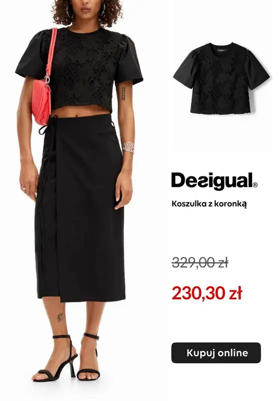 Desigual - gazetka promocyjna Koszulki z wyprzedaży od środy 16.04  - strona 6