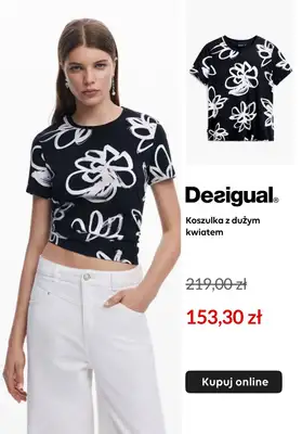 Desigual - gazetka promocyjna Koszulki z wyprzedaży od środy 16.04  - strona 9