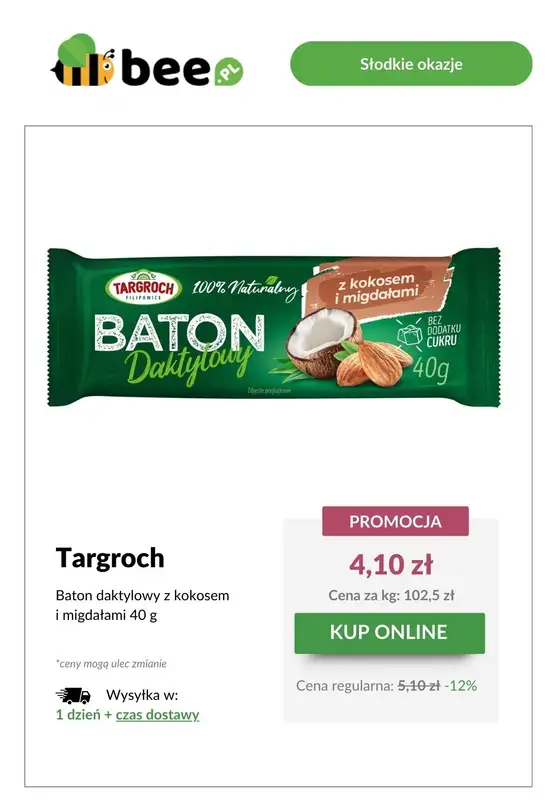 #WIELKANOC - gazetka promocyjna Bee.pl | Słodkie okazje od zajączka od środy 16.04 do niedzieli 20.04 - strona 8