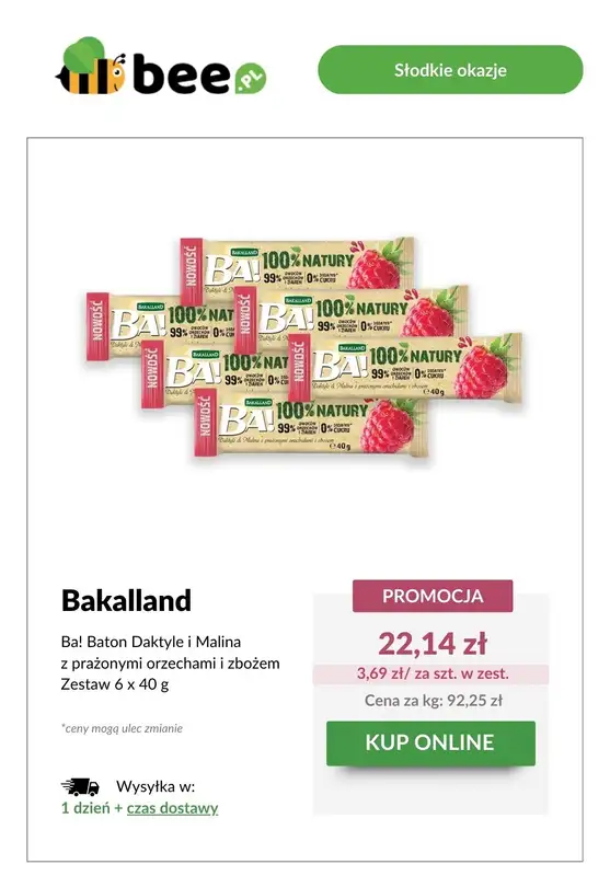 #WIELKANOC - gazetka promocyjna Bee.pl | Słodkie okazje od zajączka od środy 16.04 do niedzieli 20.04 - strona 7