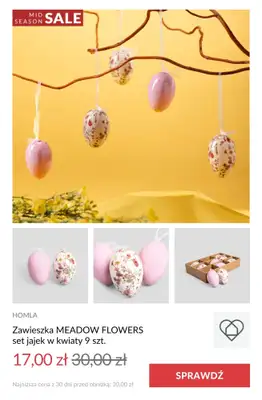 #WIELKANOC - gazetka promocyjna Homla | Do -50% Wielkanocna WYPRZEDAŻ od środy 16.04 do soboty 19.04 - strona 10