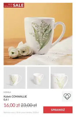 #WIELKANOC - gazetka promocyjna Homla | Do -50% Wielkanocna WYPRZEDAŻ od środy 16.04 do soboty 19.04 - strona 7