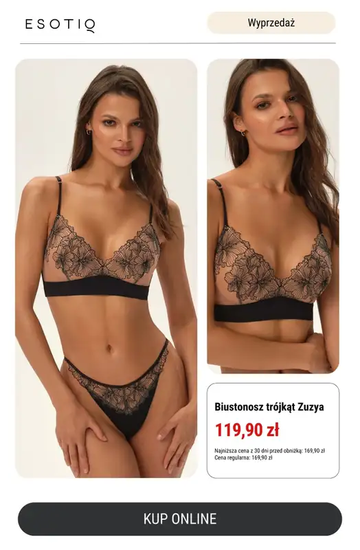 Esotiq - gazetka promocyjna Biustonosze do -50% taniej! od środy 16.04  - strona 7