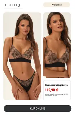 Esotiq - gazetka promocyjna Biustonosze do -50% taniej! od środy 16.04  - strona 7 Esotiq - gazetka promocyjna Biustonosze do -50% taniej! od środy 16.04  - strona 7