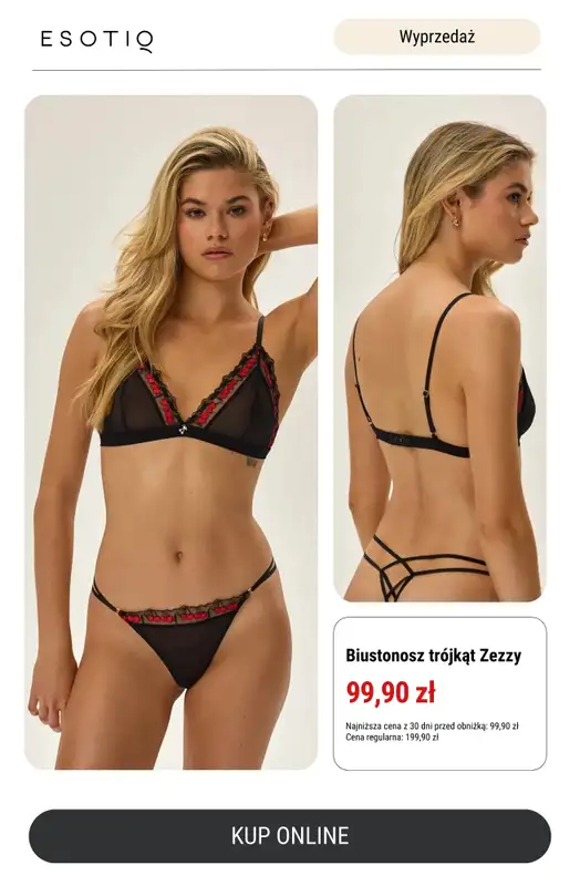 Esotiq - gazetka promocyjna Biustonosze do -50% taniej! od środy 16.04  - strona 5