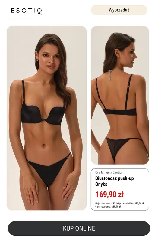 Esotiq - gazetka promocyjna Biustonosze do -50% taniej! od środy 16.04  - strona 11