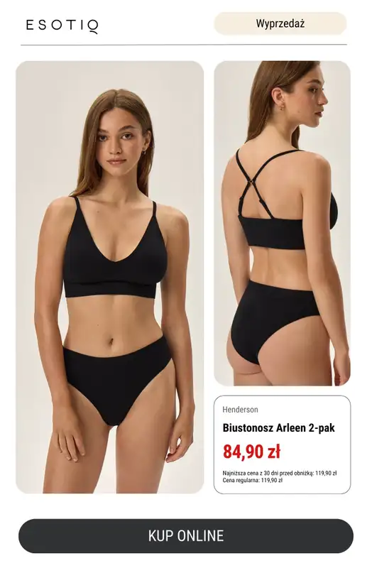 Esotiq - gazetka promocyjna Biustonosze do -50% taniej! od środy 16.04  - strona 4