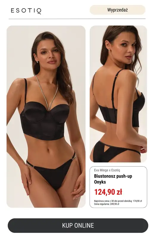 Esotiq - gazetka promocyjna Biustonosze do -50% taniej! od środy 16.04  - strona 9
