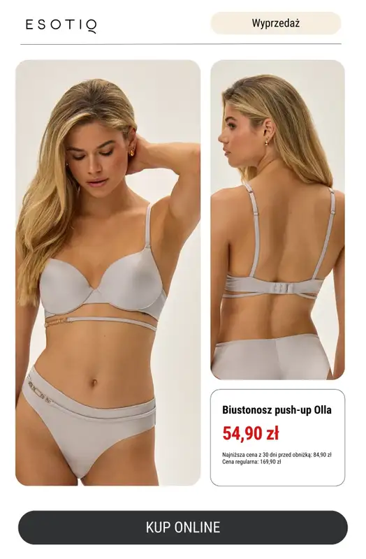Esotiq - gazetka promocyjna Biustonosze do -50% taniej! od środy 16.04  - strona 2