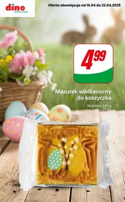 #WIELKANOC - gazetka promocyjna Dino | Wielkanocny koszyczek już od 0,89 zł od czwartku 17.04 do niedzieli 20.04 - strona 2