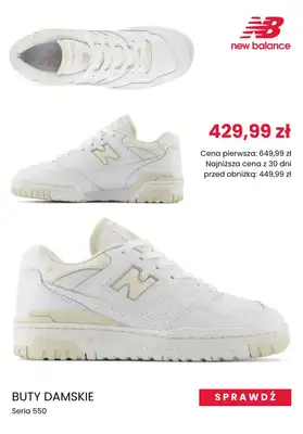 New Balance - gazetka promocyjna Białe sneakersy z wyprzedaży od czwartku 17.04  - strona 3 New Balance - gazetka promocyjna Białe sneakersy z wyprzedaży od czwartku 17.04  - strona 3