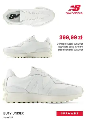 New Balance - gazetka promocyjna Białe sneakersy z wyprzedaży od czwartku 17.04  - strona 10 New Balance - gazetka promocyjna Białe sneakersy z wyprzedaży od czwartku 17.04  - strona 10