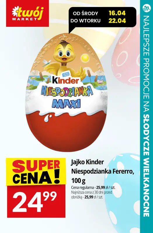 #WIELKANOC - gazetka promocyjna Najlepsze oferty na SŁODYCZE WIELKANOCNE od czwartku 17.04 do soboty 19.04 - strona 10