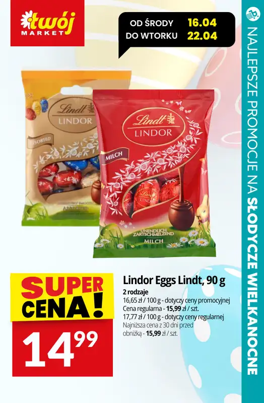 #WIELKANOC - gazetka promocyjna Najlepsze oferty na SŁODYCZE WIELKANOCNE od czwartku 17.04 do soboty 19.04 - strona 8