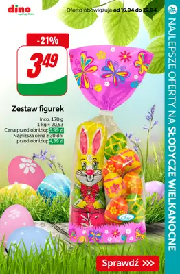 #WIELKANOC - gazetka promocyjna Najlepsze oferty na SŁODYCZE WIELKANOCNE od czwartku 17.04 do soboty 19.04 - strona 5 #WIELKANOC - gazetka promocyjna Najlepsze oferty na SŁODYCZE WIELKANOCNE od czwartku 17.04 do soboty 19.04 - strona 5