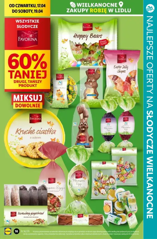 #WIELKANOC - gazetka promocyjna Najlepsze oferty na SŁODYCZE WIELKANOCNE od czwartku 17.04 do soboty 19.04 - strona 7