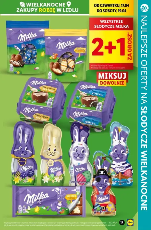 #WIELKANOC - gazetka promocyjna Najlepsze oferty na SŁODYCZE WIELKANOCNE od czwartku 17.04 do soboty 19.04 - strona 6