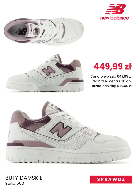 New Balance - gazetka promocyjna -25% na produkty z Outletu od czwartku 17.04 do niedzieli 27.04 - strona 4