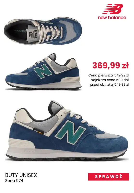 New Balance - gazetka promocyjna -25% na produkty z Outletu od czwartku 17.04 do niedzieli 27.04 - strona 3